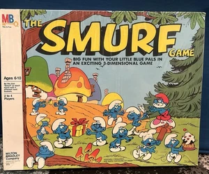 Gioco da tavolo vintage The SMURF gioco tridimensionale 1981 Milton Bradley sigillato - Foto 1 di 12
