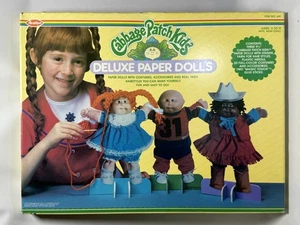 Cabbage Patch Kids Deluxe Paper Dolls, 1983 Neu in Box, ungeschnittenes Sammlerstück - Bild 1 von 6