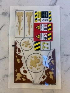 HOJA ADHESIVA LEGO para 76037 Rhino and Sandman Super Villain Team-up, ¡genuino! - Imagen 1 de 1