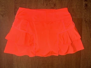 ATHLETA BRIGHT CORAL MATCH POINT SKORT SKIRT! XXS - Picture 1 of 4
