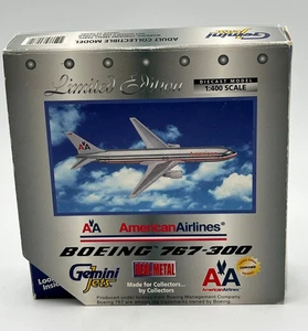 Gemini Jets 1:400 AA 767-300 N361AA Polished Chrome GJAAL081 Limited Edt RARE - Bild 1 von 12