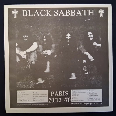 Black Sabbath - Paris 20/12/70 Live LP Roxy Records NM - Image 1 of 4