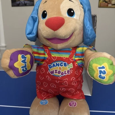Игрушка для собаки щенок Fisher-Price Dance and Wiggle, Laugh & Learn (протестирована и работает) - Изображение 1 из 4