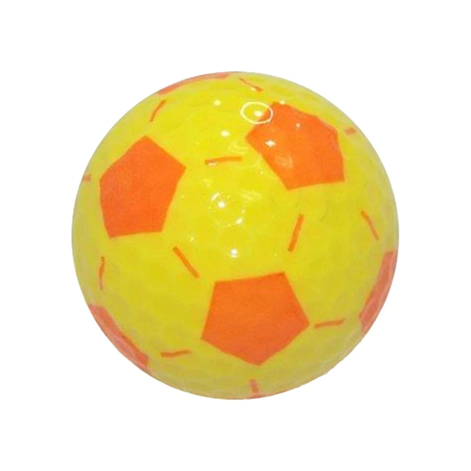 NUEVO Nitro Golf Novedad Pelotas de Golf Balón de Fútbol Paquete de 3 Pelotas - Amarillo/Naranja Foto 1 de 1