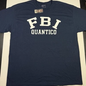 (NEW w Tag) Adult XL FBI Quantico MV Sport T-Shirt Navy Blue - Picture 1 of 5