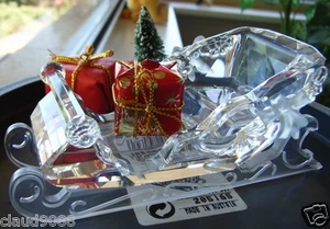 SWAROVSKI CRYSTAL "SLEIGH" 205165 RETIRED DEC 05 MINT IN BOX - Picture 1 of 5