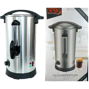 Glühweinkocher 8 L Glühweinautomat Edelstahl 8 Liter Teekocher Glühwein 1800 W + - Bild 1 von 5