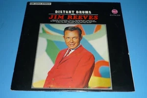 JIM REEVES - "DISTANT DRUMS" - RECORD ALBUM LP - GERMANY IMPORT    LSP-3542 - Picture 1 of 3