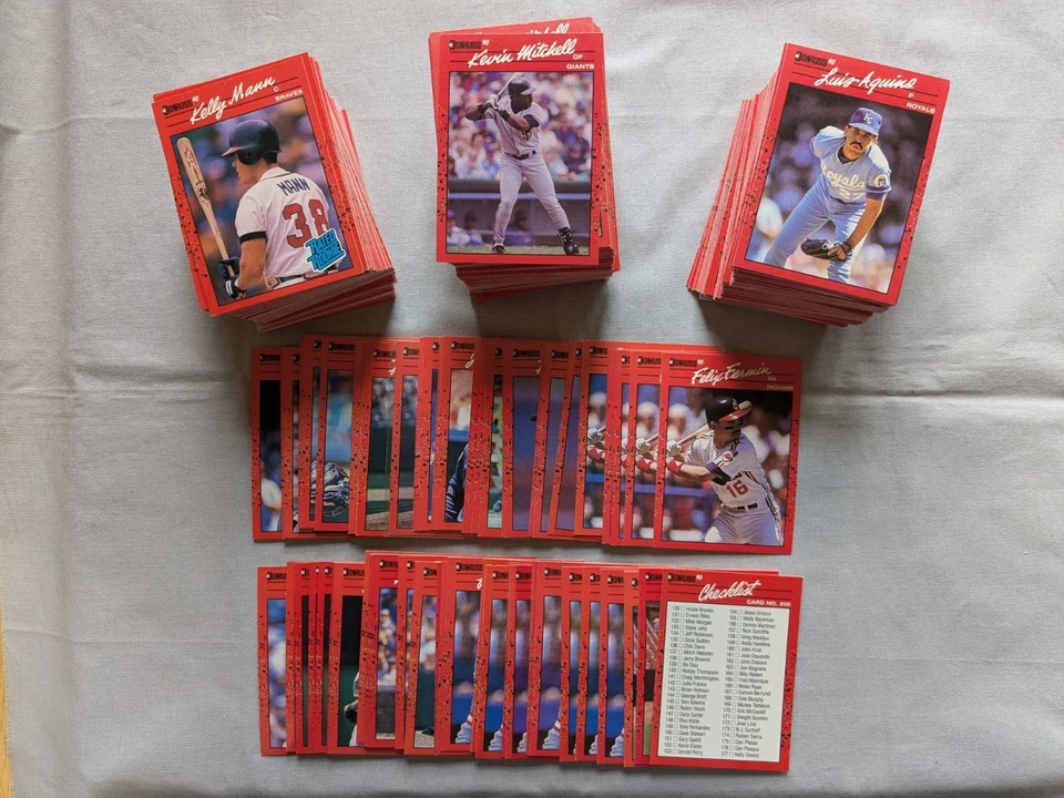 1990 Donruss Baseball Card #1 - #200 - - - Pick A Card - - - Complete a Set - Image 1 of 1