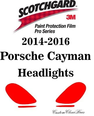 3M Scotchgard Paint Protection Film Pro Series 2014 2015 2016 Porsche Cayman - Image 1 of 3