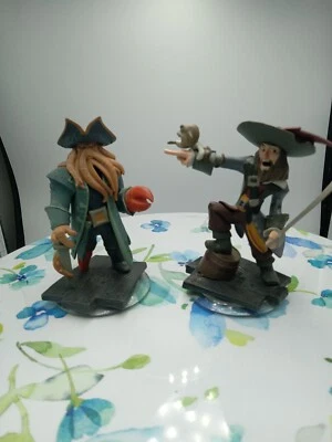 Figuras de ação Disney Infinity 1.0 Pirates Series Davy Jones & Hector Barbossa - Imagem 1 de 4