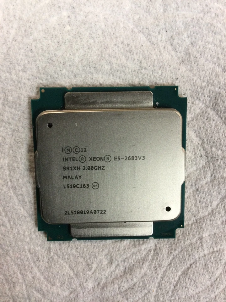 Intel Xeon E5-2683V3 2.0 GHz SR1XH 14-Cores CM8064401609728 - Image 1 of 1