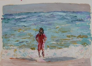 SALLY REMBERT QUIRK: ÓLEO SOBRE PAPEL, 1990 - Imagen 1 de 4