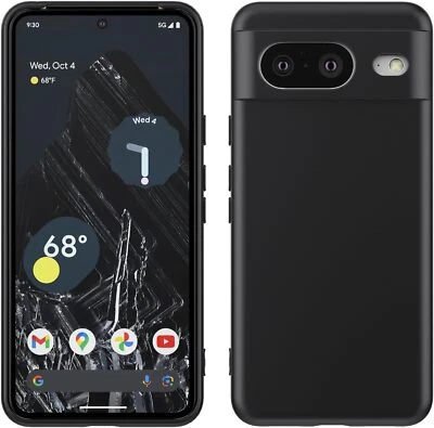 Coque Silicone Noir Pour Google Pixel 8 Little Boutik©