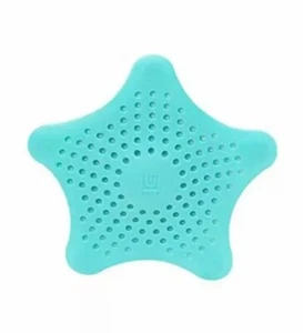 Umbra Seestern Abflussabdeckung/Haarfänger, türkis, Wanne Haarsieb, Dusche, Waschbecken - Bild 1 von 4