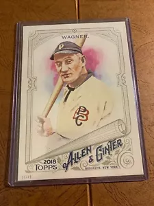 HONUS WAGNER 2018 Topps Allen & Ginter 5x7 110 s# 34/49 - Picture 1 of 3