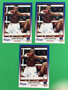1991 Kayo Boxing #31 James Buster Douglas Rookie Card RC Near Mint Lot of 3 - Picture 1 of 3