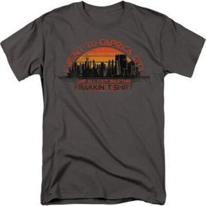 BATTLESTAR GALACTICA CAPRICA CITY Licensed Adult Men's Graphic Tee Shirt SM-5XL - Picture 1 of 2