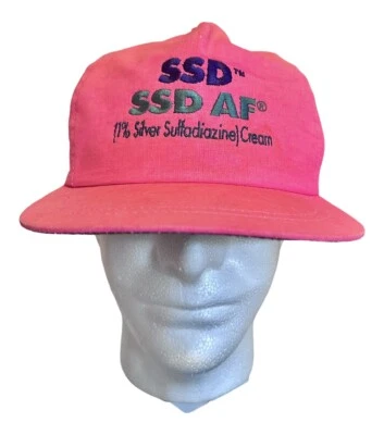 Vintage SSD AF  Pharmaceutical Prescription Cream SnapBack Hat - Image 1 of 4