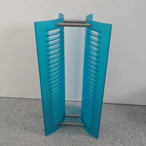 Vintage anni 90 CD Media Organizer Storage Display Tower Slot contiene 25 CD Y2K ottime condizioni - Foto 1 di 12