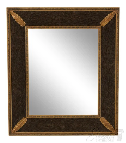 57023EC: JOHN RICHARD Cheetah Print Fabric Framed Mirror Cover