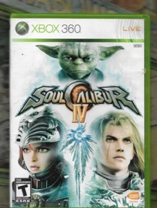XBOX 360 Video Game SOUL CALIBUR IV Bandai Namco Games TESTED w/Manual - Picture 1 of 3