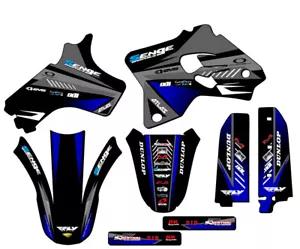 1993-2001 YZ 80 SURGE Black Senge kit de gráficos compatible con Yamaha - Imagen 1 de 10