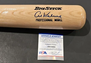 34" AL KALINE Signed Rawlings Big Stick Bat-HALL OF FAME-DETROIT TIGERS-PSA - Picture 1 of 10