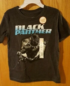 NWT Boys Jumping Beans Collectible T-Shirts size 4 Black Panther - 504 - Picture 1 of 4
