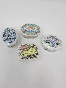 Songs of Love Music Box Collection Kate Lloyd Jones 1983 - Set of 4 Small - Picture 1 of 11