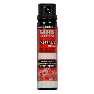 Sabre Red 51CFT30 Crossfire Stream (MK-4) Pepper Spray, 0.33% MC, 3.0 Ounces • 21.99$