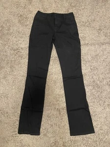 Juniors size 0 lee uniforms black bootleg pants - Picture 1 of 3