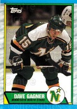 1989-90 Topps Box Bottoms #N Dave Gagner