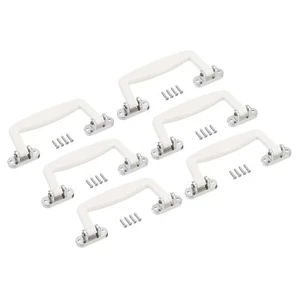 130mm 6Pcs Luggage Handles Pull Handle Suitcase Case Replacement Handles, White - Picture 1 of 5