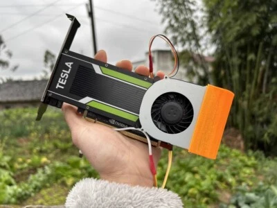 Cooling fan for Nvidia Tesla P4 8GB M4 4GB T4 16GB L4 24GB A2 GPU Card graphics - Image 1 of 4