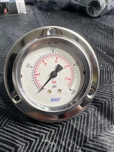 Wika 212.53 400 psi 1/4npt Back Mount Pressure Gauge - Picture 1 of 5