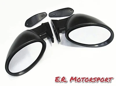 Coppia Specchietti Stile Typ Vitaloni Californian Abs Verniciabile  - Immagine 1 di 4