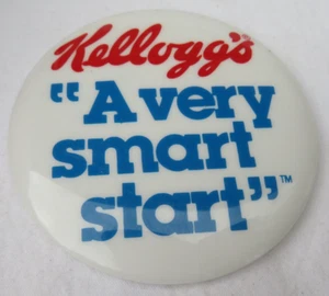Kellogg's -Un botón Pinback Start-Pin muy inteligente -3" - Imagen 1 de 2
