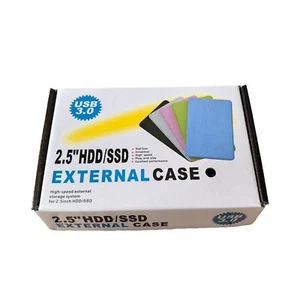 2.5in SATA USB 3.0 Hard Drive Disk HDD SSD Enclosure External laptop case - Picture 1 of 9