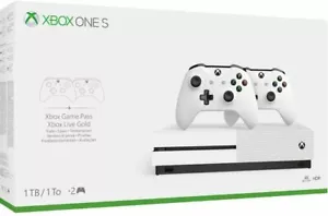 Microsoft Xbox One S 1 TB Konsole + 2 Controller Neu versiegelt HÄNDLER Neuware - Bild 1 von 4