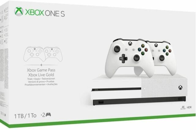 Console Xbox One S 1TB - Microsoft + 1 Controle + 1 Jogo - Branco