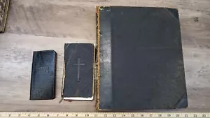 Antique Family Bible Diary Small Roman Missal Parsons Kansas McDormott Family - Picture 1 of 23