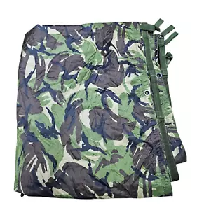 New Genuine British Army DPM Woodland Camo Shelter Basha Sheet - Foto 1 di 4