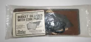 Vintage Tandy Budget Billfold with Coin Purse Kit No 4094 Sealed Wallet Kit NOS - Picture 1 of 6