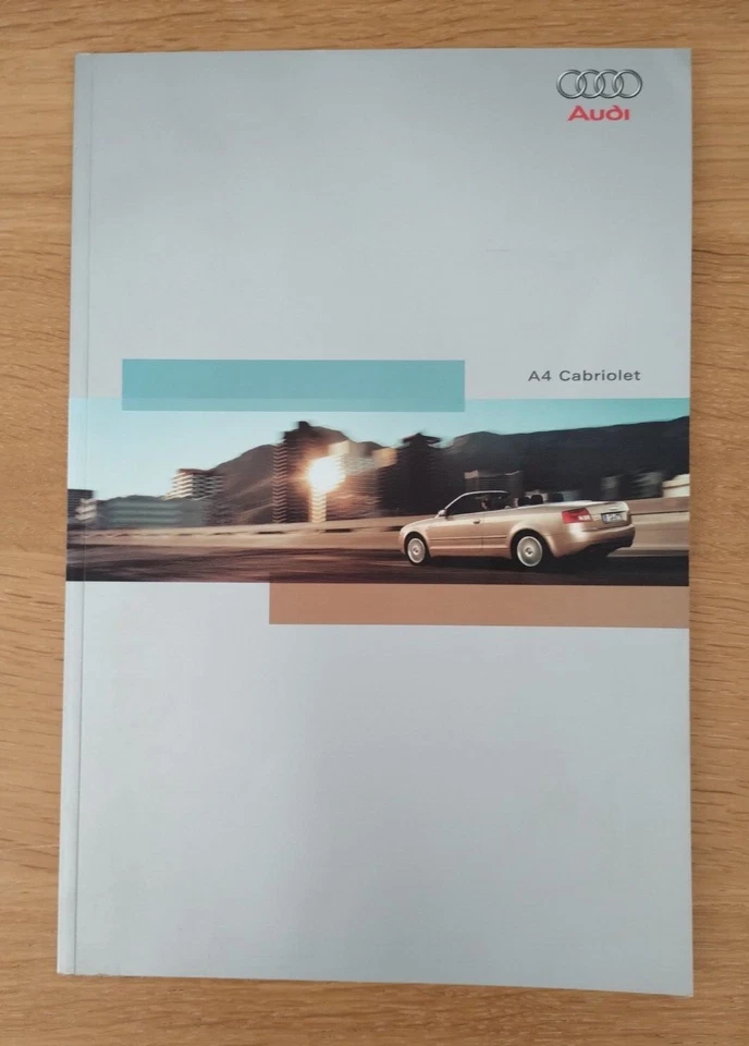 Audi A4 кабриолет продажи брошюра 06/2003 издание. - Изображение 1 из 1