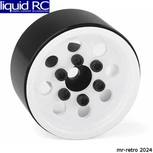 RC4WD ZW0357 Stamped Steel 1.0 Pro8 Beadlock Wheels White - Picture 1 of 2