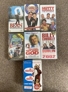 90s 00s Comedy VHS Bundle Mr Bean Eddie Murphy Billy Connolly Shooting Stars - Picture 1 of 4