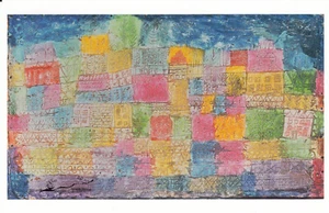 Tarjeta de arte - Paul Klee: paisaje colorido - Imagen 1 de 1