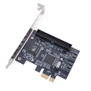 Carte Graphique PCI E de Bureau Vers Carte Adaptateur SATA 2 Ports Carte D'6618 - Afbeelding 1 van 6