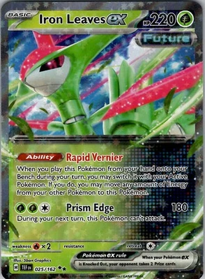Iron Leaves ex - Double Rare SV05: Temporal Forces 025/162 NM Holo - Image 1 of 2